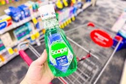 Scope Mouthwash, Only $1 Each at CVS card image