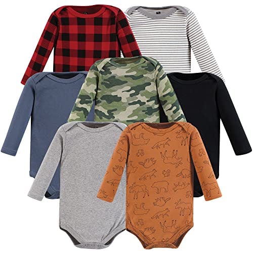 Baby Cotton Long-Sleeve Bodysuits