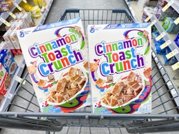 Cinnamon Toast Crunch Cereal, Just $1.49 at Walgreens card image