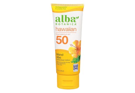 2 Alba Botanica Sunscreens