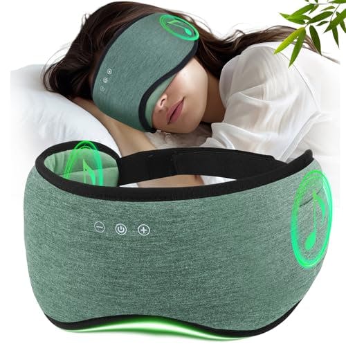 Sleep Mask with Bluetooth Headphones