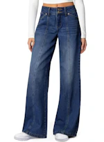 Sidefeel Women's Wide Leg Jeans