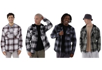 No Boundaries Men's Flannel Shirt