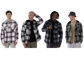 No Boundaries Men's Flannel Shirt