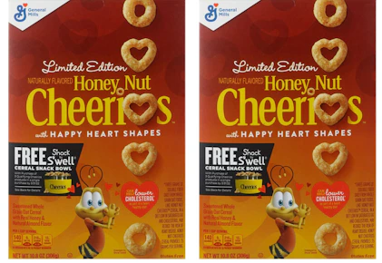2 Cheerios Honey Nut Cereal Boxes