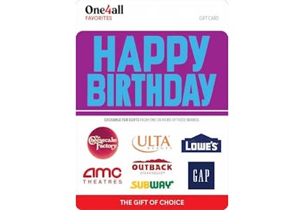 Multi-Brand Gift Card