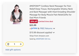 neck massanger cordless