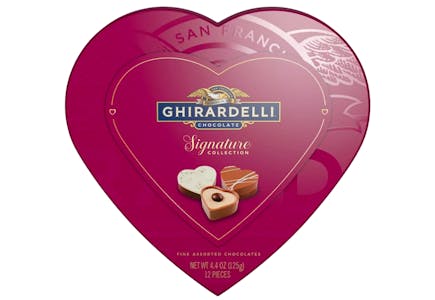 Ghirardelli Chocolate Heart Box