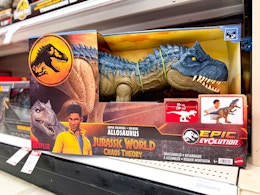 Jurassic World Super Colossal Dinosaur, Only $34.19 at Target (Reg. $60) card image