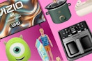 Vizio smart TV, Mike Wazowski Squishmallows, Barbie, Beautiful slow cooker, Beats headphones, Gourmis air fryer