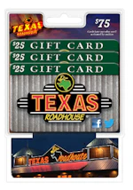 Texas Roadhouse Gift Card 3-Pack
