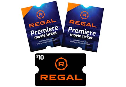 Regal Tickets + $10 eGift Card