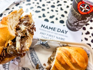 firehouse sub and name of the day flyer