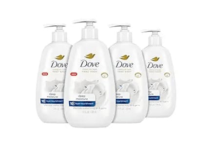Dove Hand Wash 4-Pack