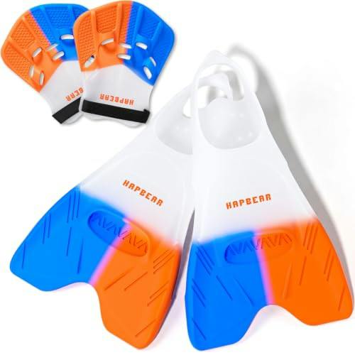 Swim Fins & Hand Paddles Set
