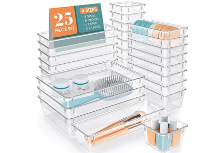 Clear Plastic Drawer Organizers