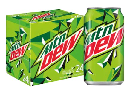 2 MTN Dew Soda 24-Packs