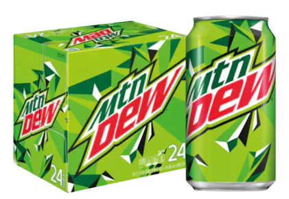 2 MTN Dew Soda 24-Packs