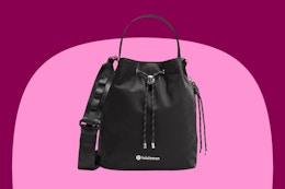 Grab the lululemon Drawstring Bucket Crossbody Bag for $64 card image