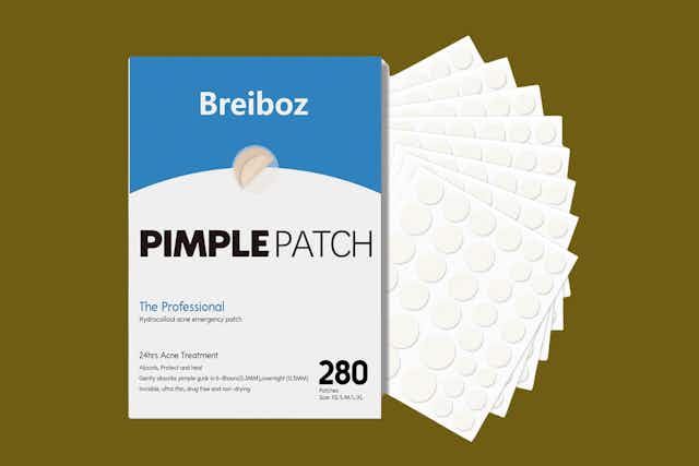 Score 280 Pimple Patches for as Low as $3 on Amazon  card image