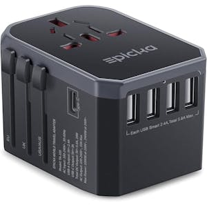 Universal Travel Adapter 6-in-1