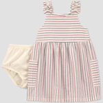 Baby Striped Dress Set