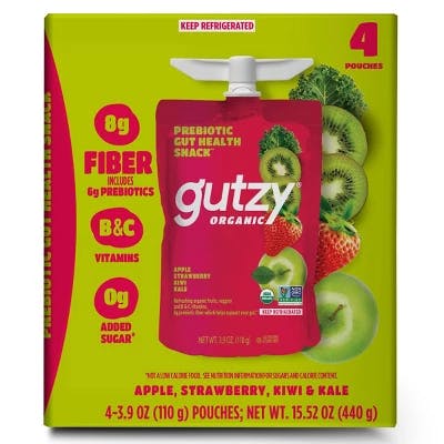 Gutzy Organic Pouches 4-Pack