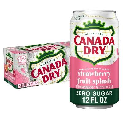 3 Canada Dry Fruit Splash 12-Packs