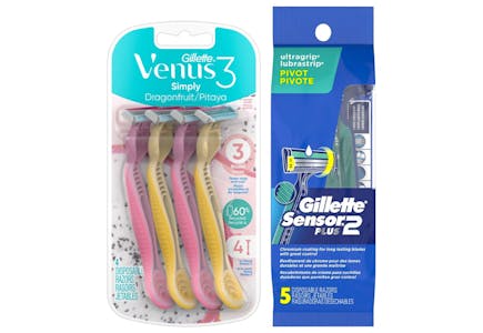 1 Gillette + 1 Venus Razor Pack