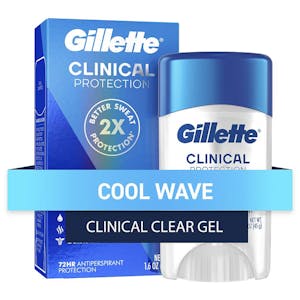 2 Gillette Clinical Deodorants