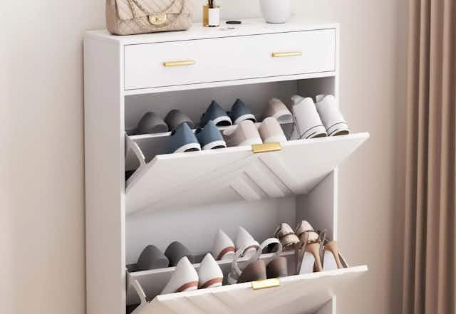 $89 Shoe Cabinet at Walmart.com (Online Only) card image