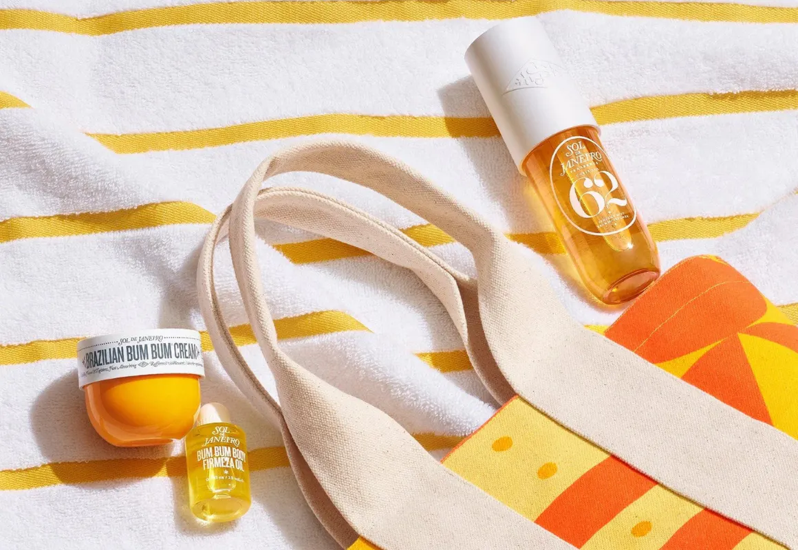 Sol de Janeiro body cream bottle on Amazon sale page