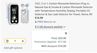 detector Amazon receipt