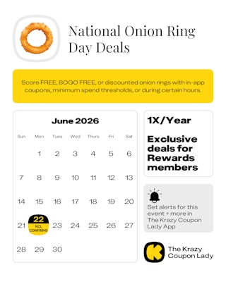 National Onion Ring Day 2026