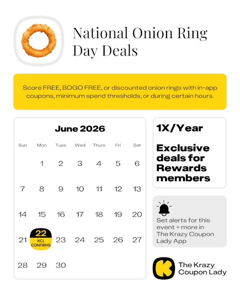 National Onion Ring Day 2026