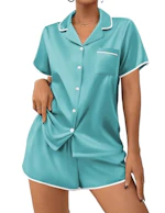 Ekouaer Women's Satin Pajamas
