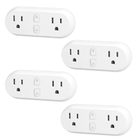 HBN Dual-Socket Smart Plugs