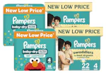 4 Pampers Diaper Packs