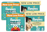 4 Pampers Diaper Packs