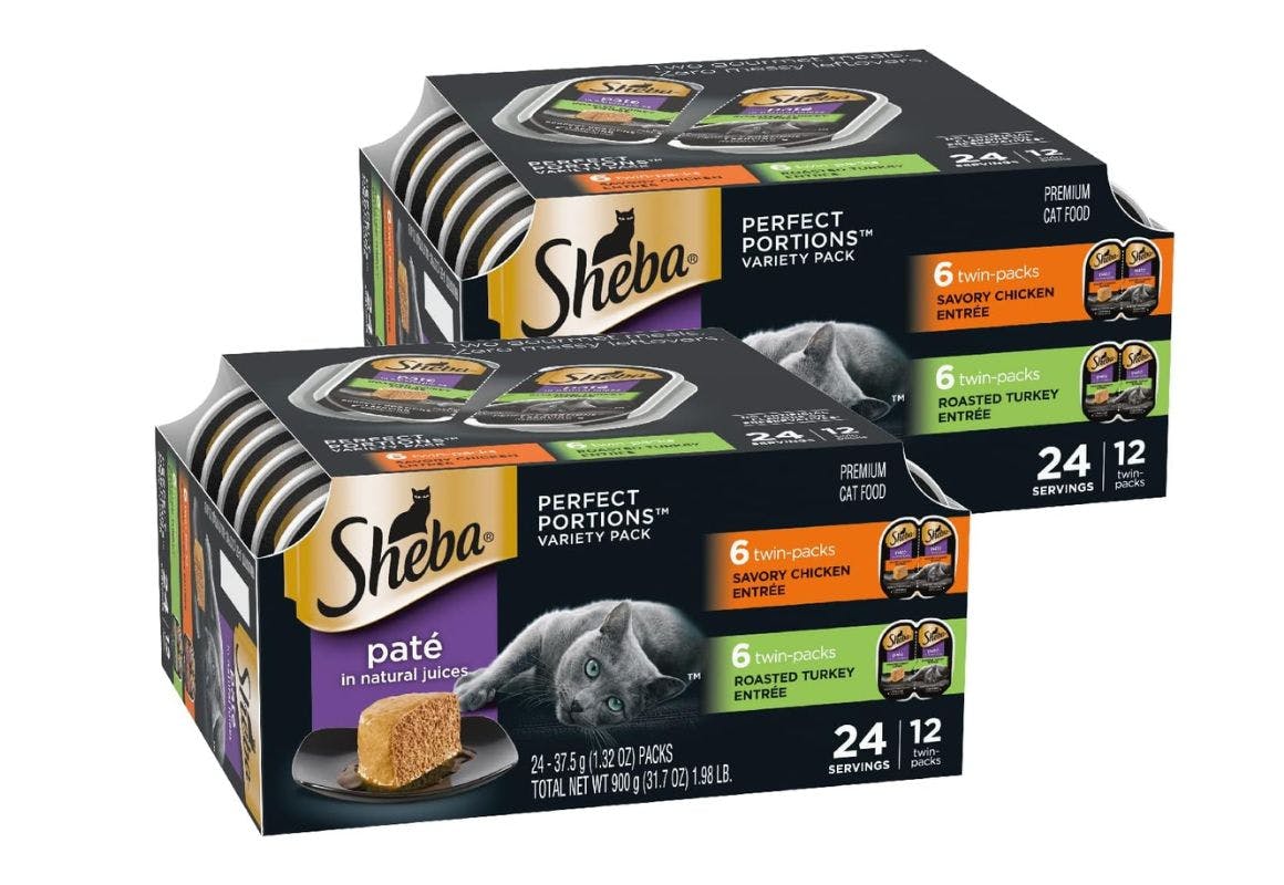 4 Sheba Wet Cat Food 