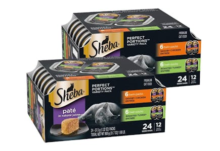4 Sheba Wet Cat Food