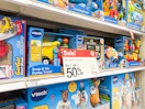 VTech toy isle photo of Black Friday Sale in stores at Target, Buy 1 Get 1 50% Off