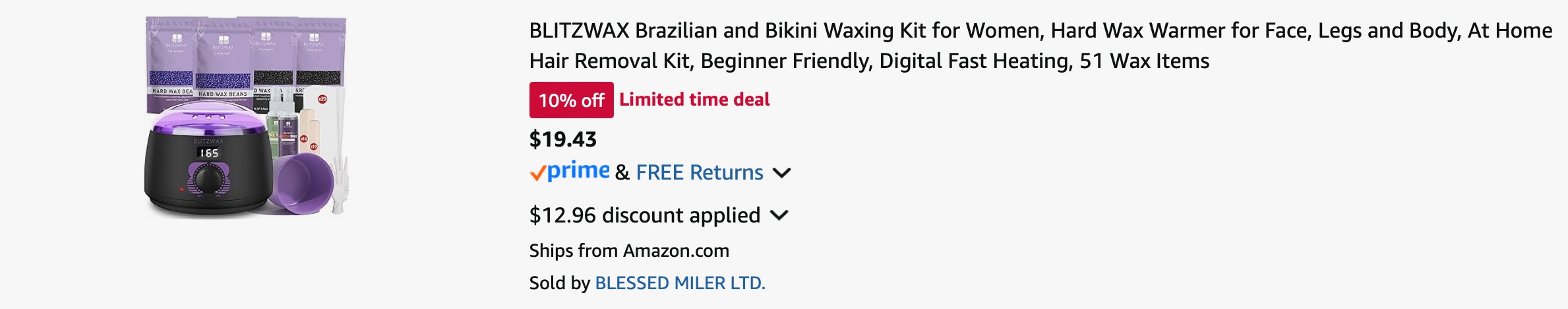 Amazon Waxing Kit 2025 2