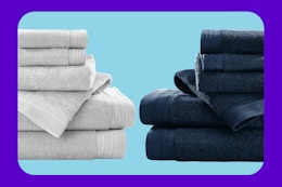 Hotel Style 6-Piece Egyptian Cotton Towel Set, Only $6.97 at Walmart card image