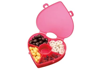 Crofton Heart-Shaped Snackle Box