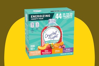 Crystal light variety pack on yellow kcl template