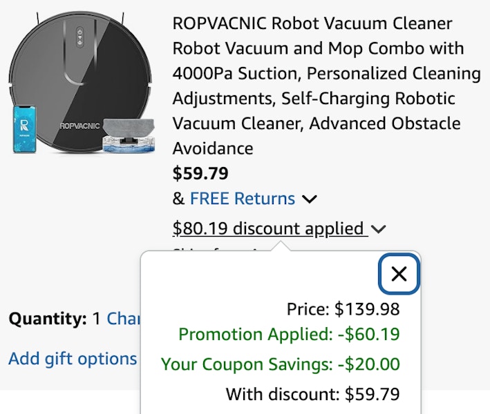 robot vac mop