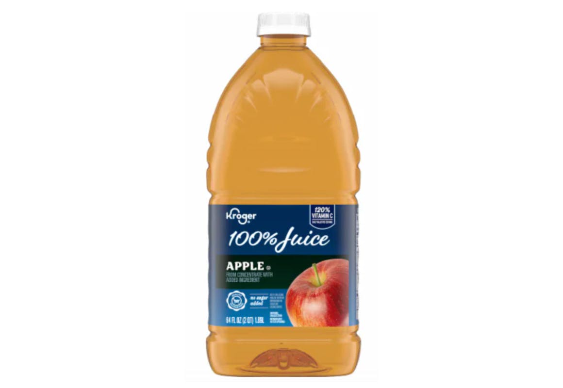Kroger Apple Juice Bottle