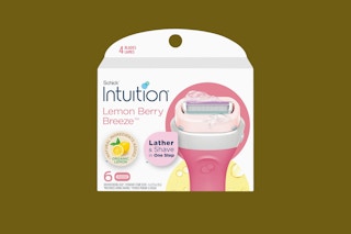 a pack of schick intuition razor refills