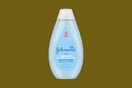 a bottle of johnson's baby bubble bath
